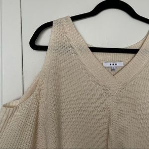 Ro&De longline off the shoulder sweater